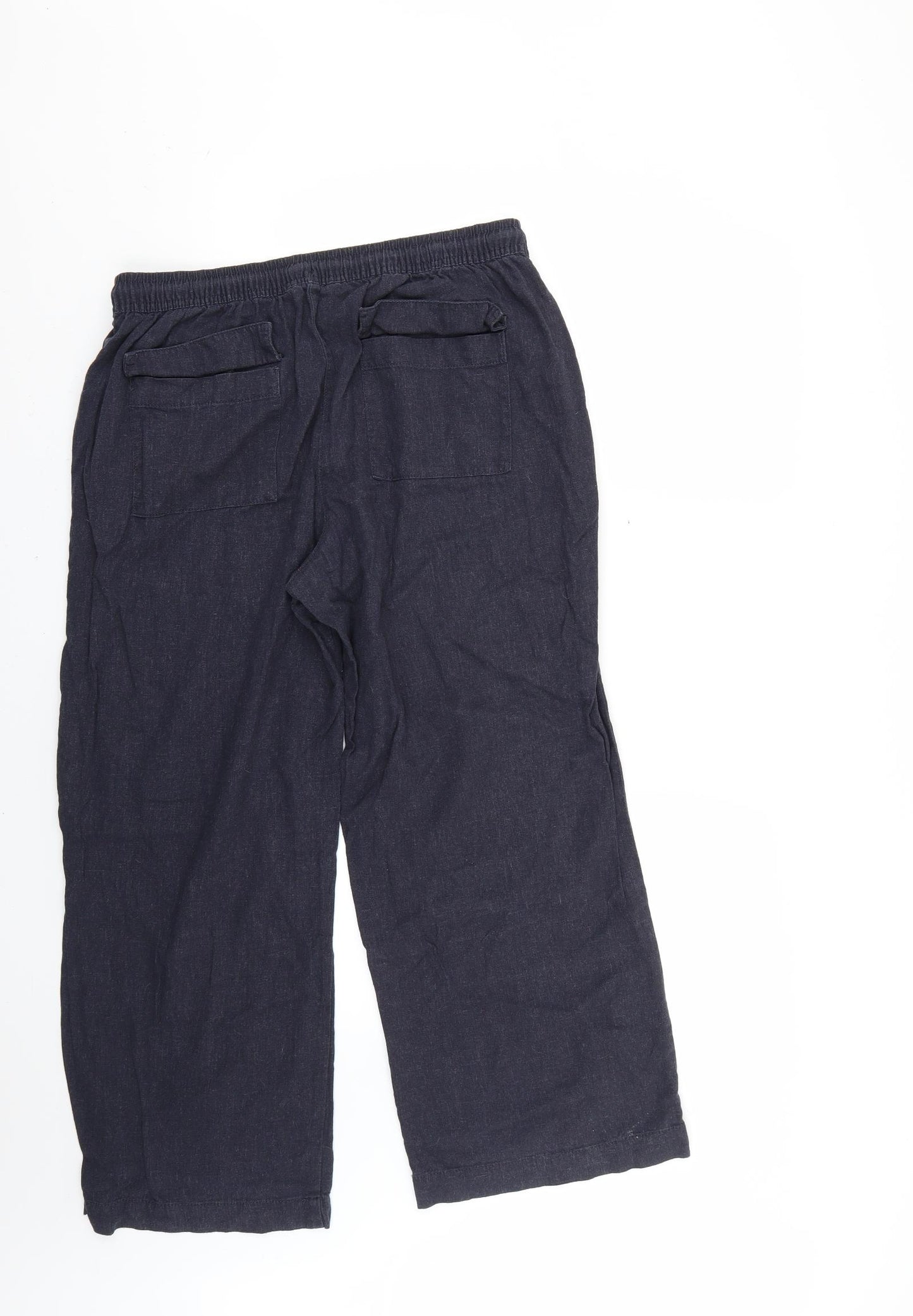 Very Womens Blue   Trousers  Size 14 L24 in