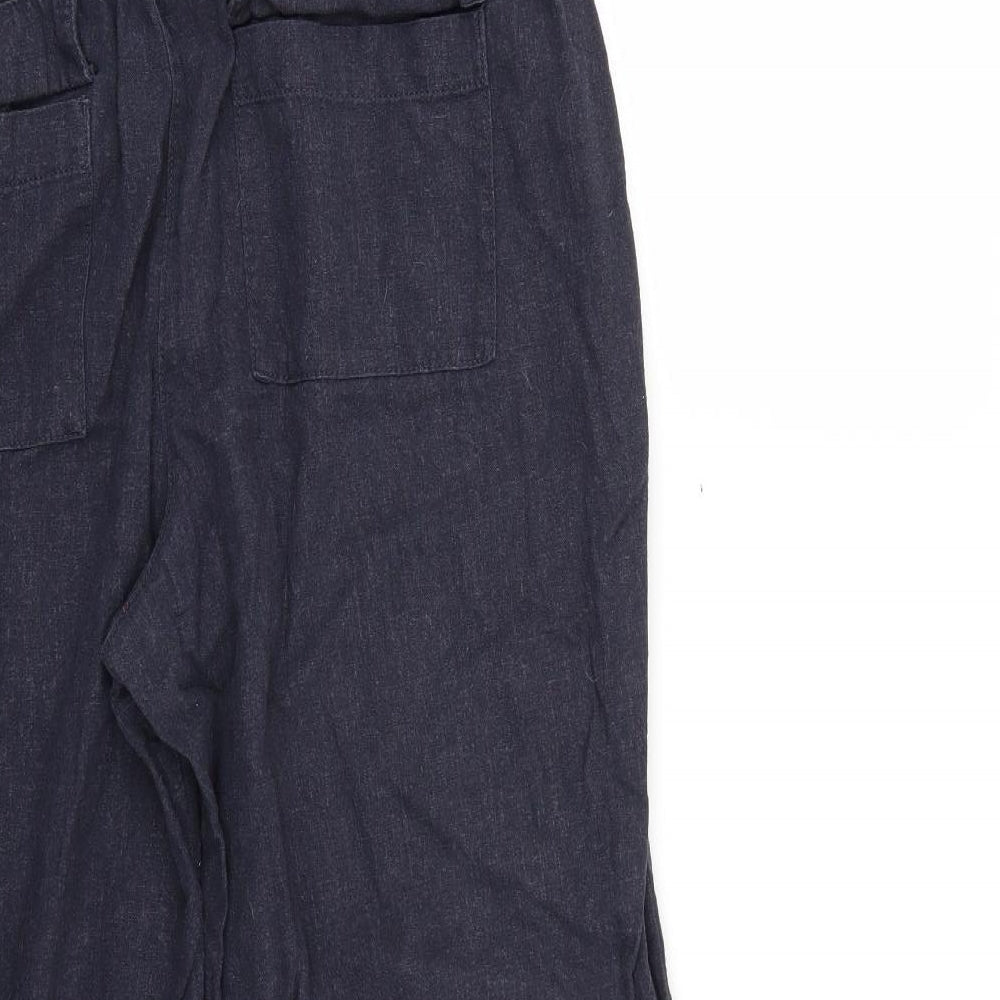 Very Womens Blue   Trousers  Size 14 L24 in