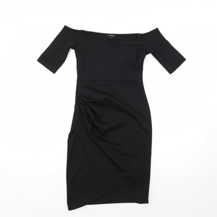 River Island Womens Black   Bodycon  Size 6