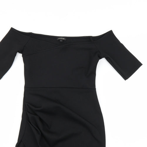 River Island Womens Black   Bodycon  Size 6