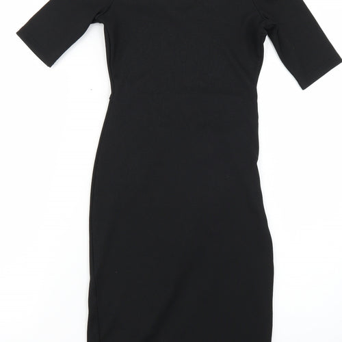 River Island Womens Black   Bodycon  Size 6