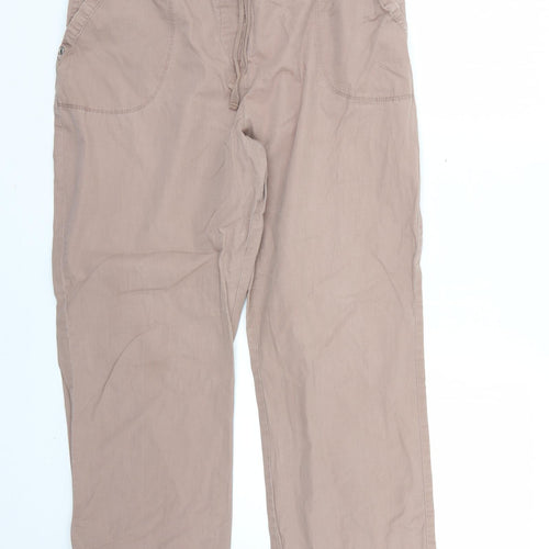 Marks and Spencer Womens Brown   Trousers  Size 14 L27 in