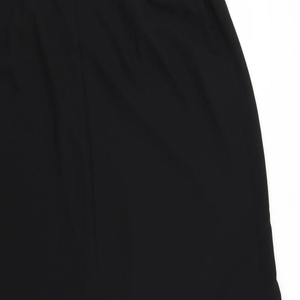 godske Womens Black   Flare Skirt Size 22