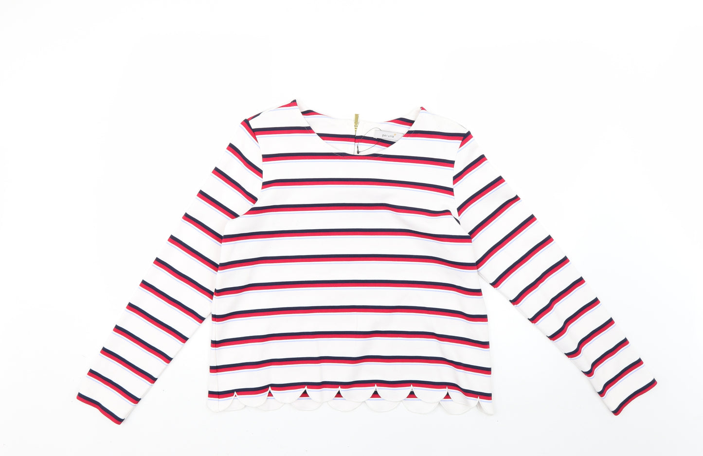 Marks and Spencer Womens Multicoloured Striped  Pullover Jumper Size 12
