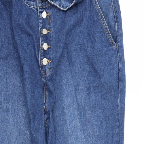 SheIn Womens Blue   Wide-Leg Jeans Size 4XL L29 in
