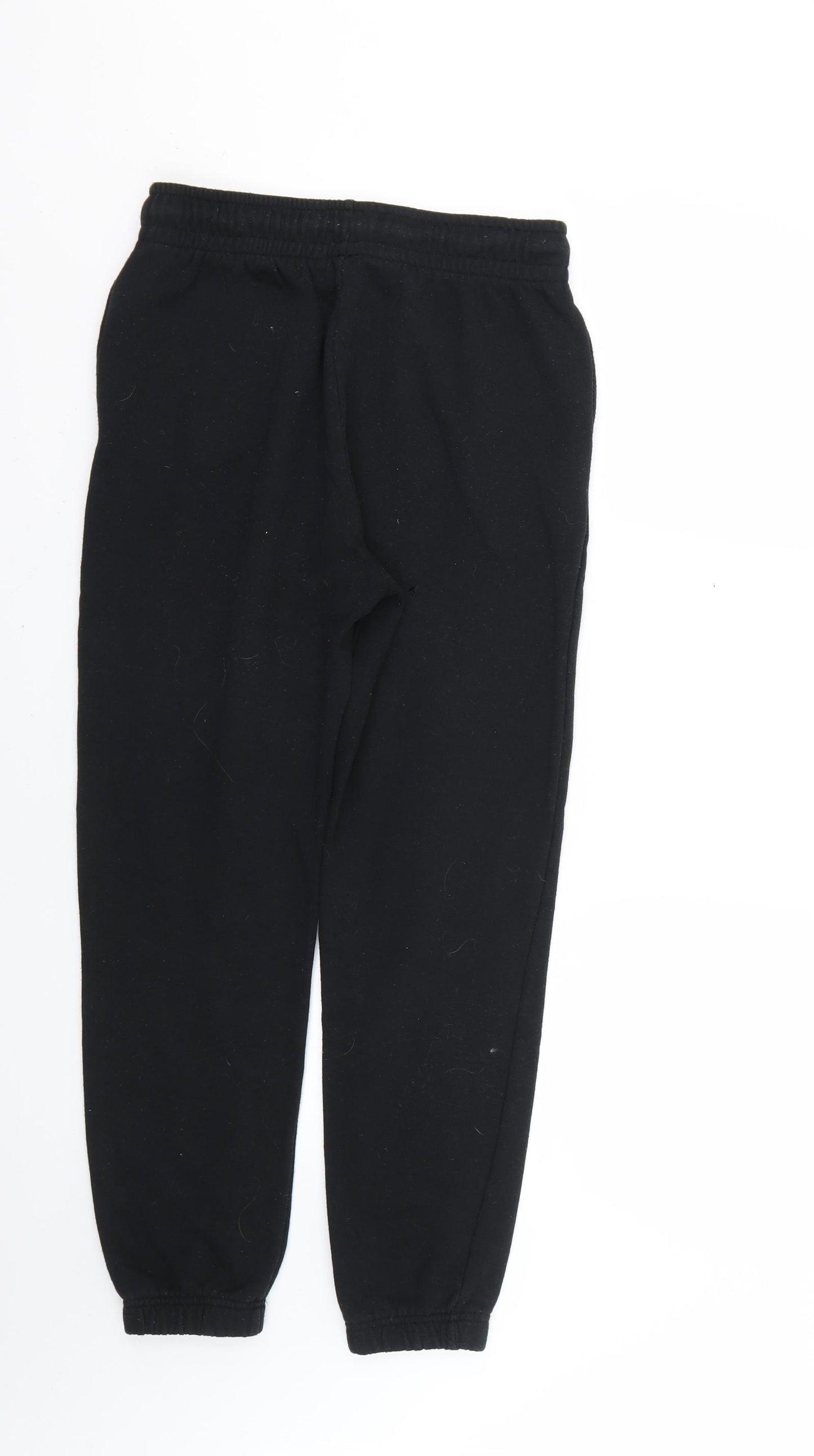 F&F Boys Black   Jogger Trousers Size 13-14 Years