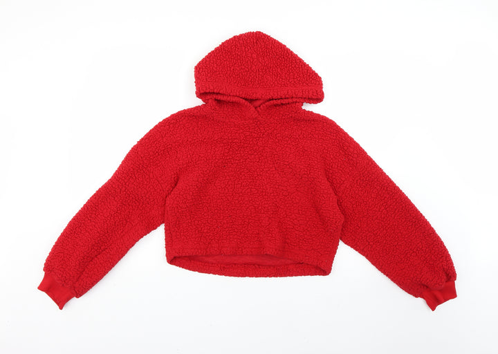 Preworn Womens Red   Pullover Hoodie Size L