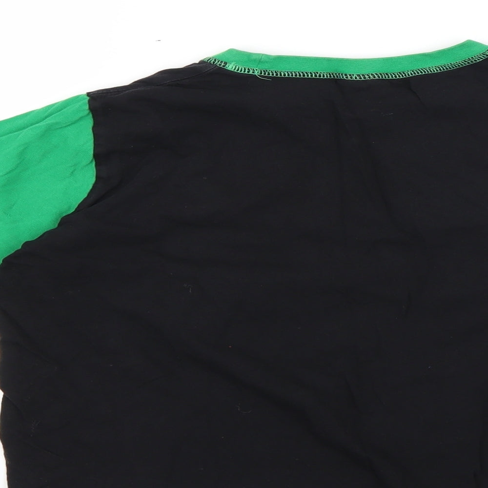 the pyjama factory Boys Black Solid   Pyjama Top Size 13-14 Years