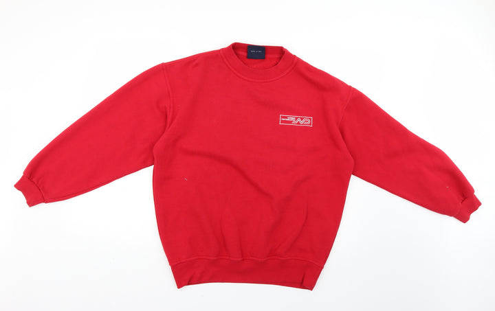 Uneek Womens Red   Pullover Jumper Size M