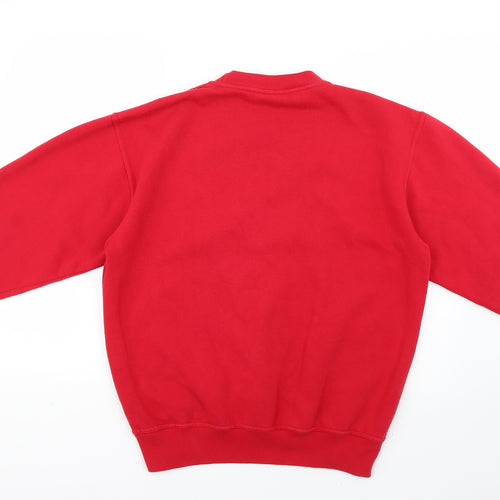 Uneek Womens Red   Pullover Jumper Size M