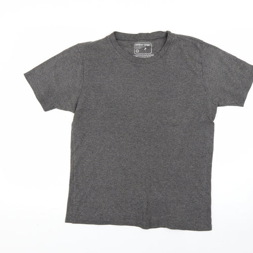 UrbanSpirit Womens Grey   Basic T-Shirt Size L