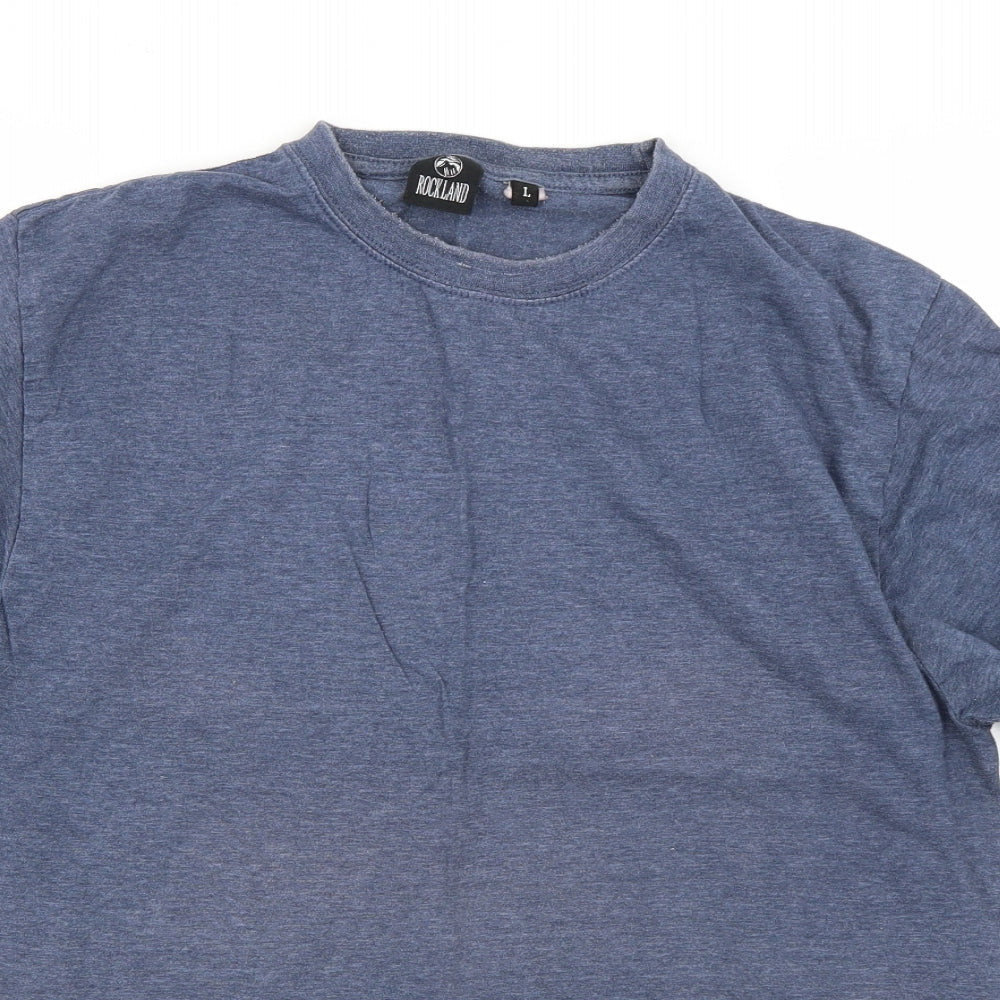 Rockland Mens Blue    T-Shirt Size L