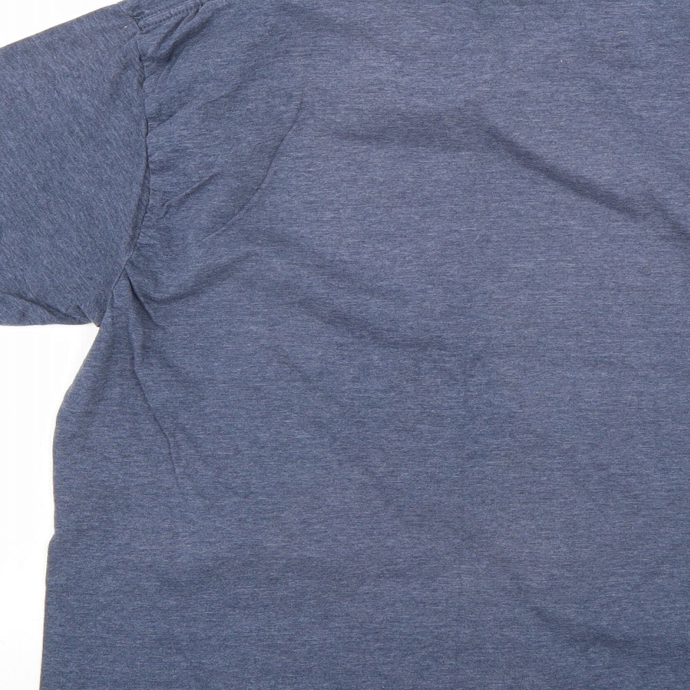 Rockland Mens Blue    T-Shirt Size L