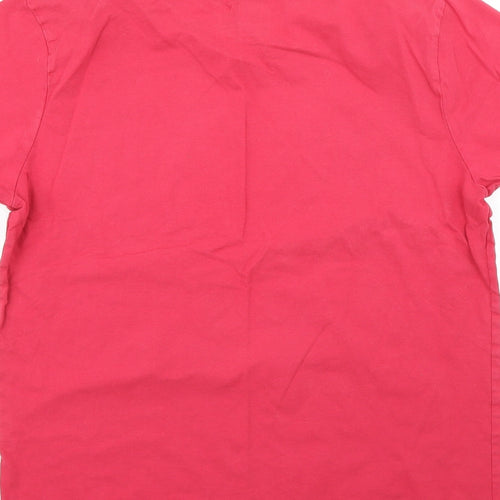 Charles Wilson Womens Red   Basic T-Shirt Size L