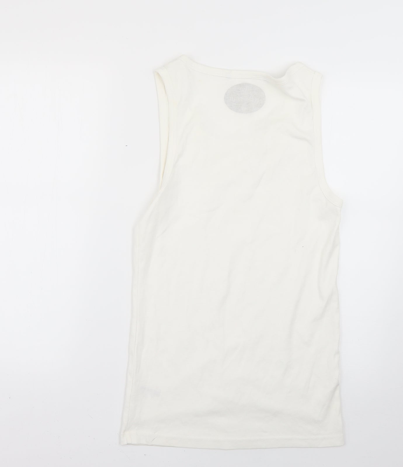 Preworn Womens White   Basic T-Shirt Size M