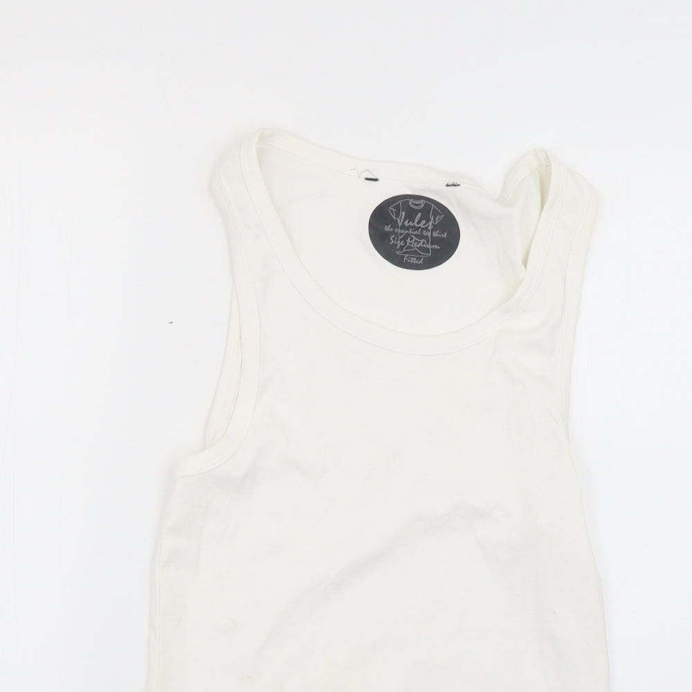 Preworn Womens White   Basic T-Shirt Size M