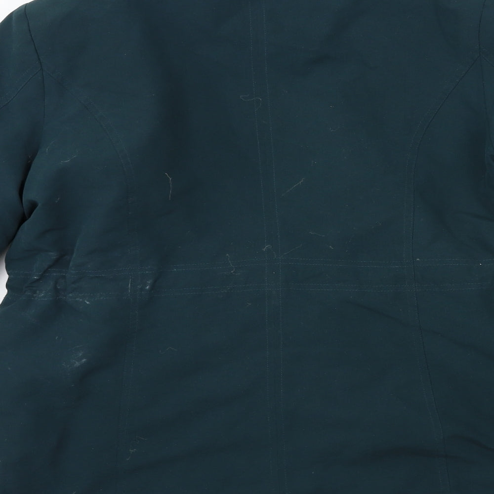 BHS Womens Green   Overcoat Coat Size 16