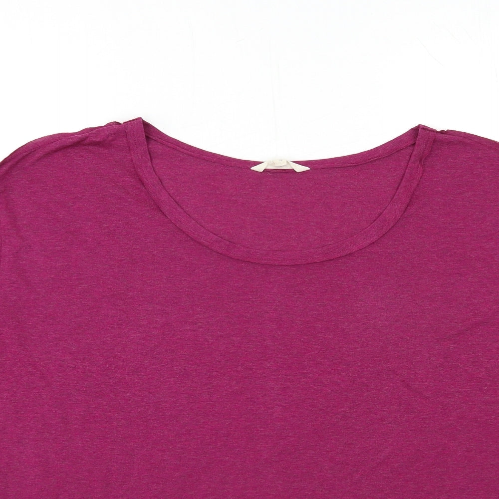 NEXT Womens Pink   Basic T-Shirt Size 22  - open arm