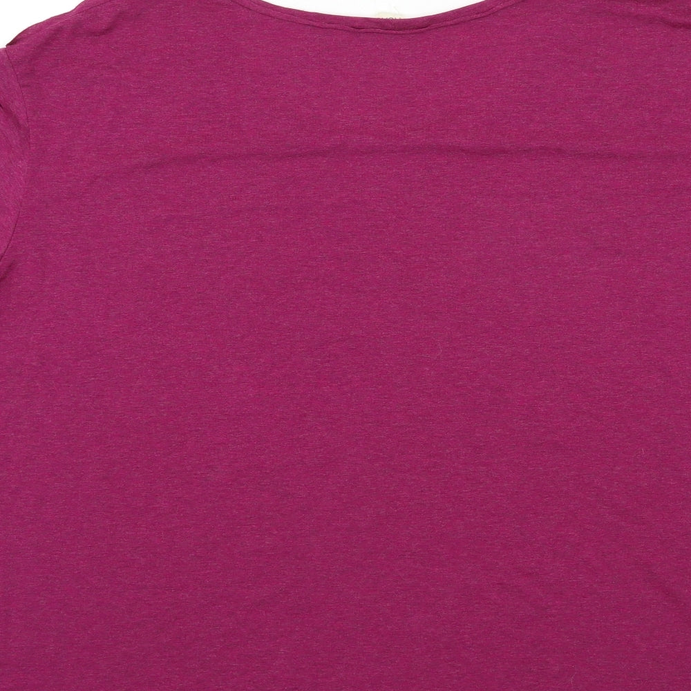 NEXT Womens Pink   Basic T-Shirt Size 22  - open arm