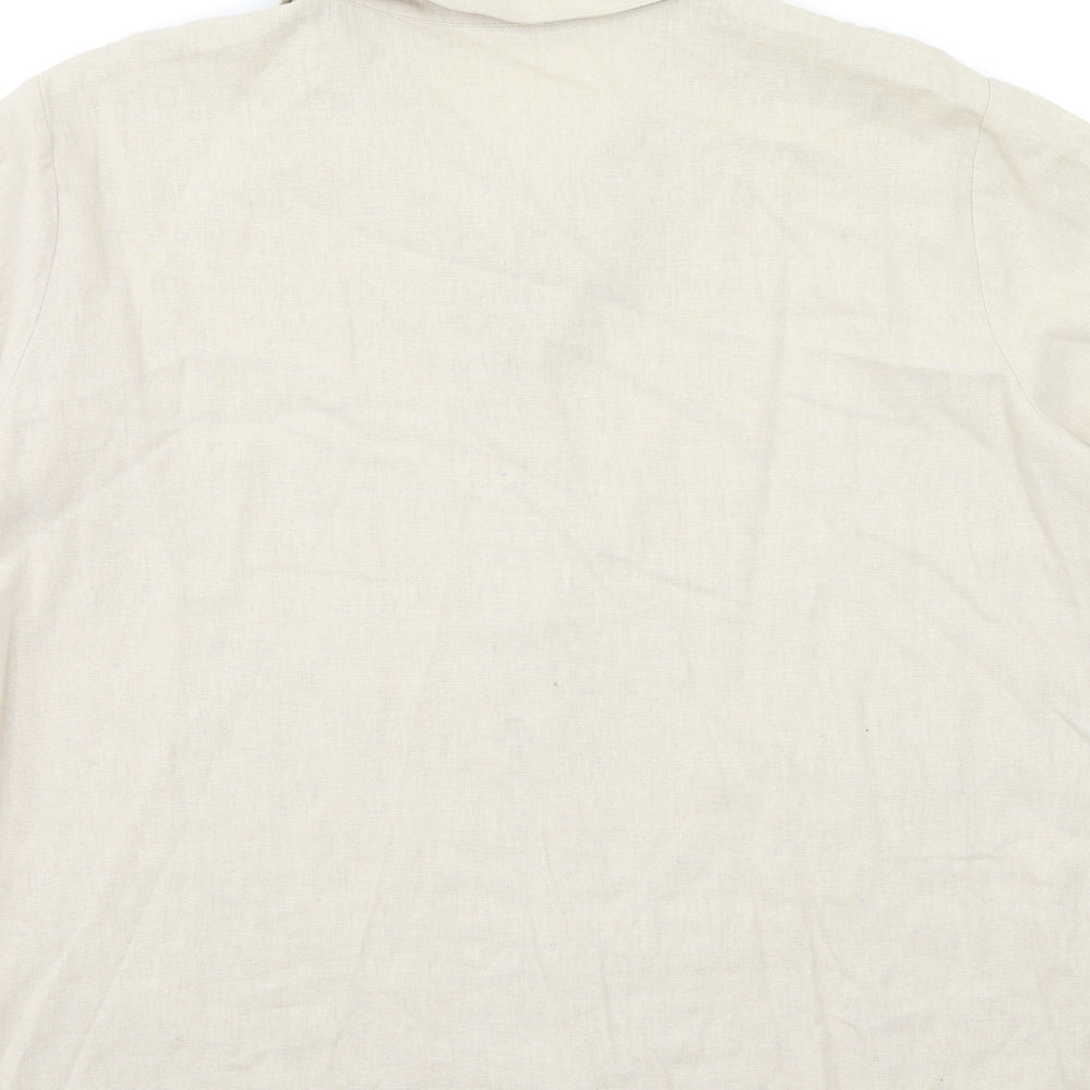 Damart Womens Beige   Basic Button-Up Size 20