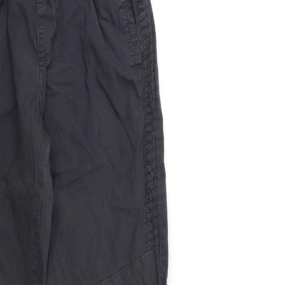 George Boys Black   Cargo Trousers Size 13 Years