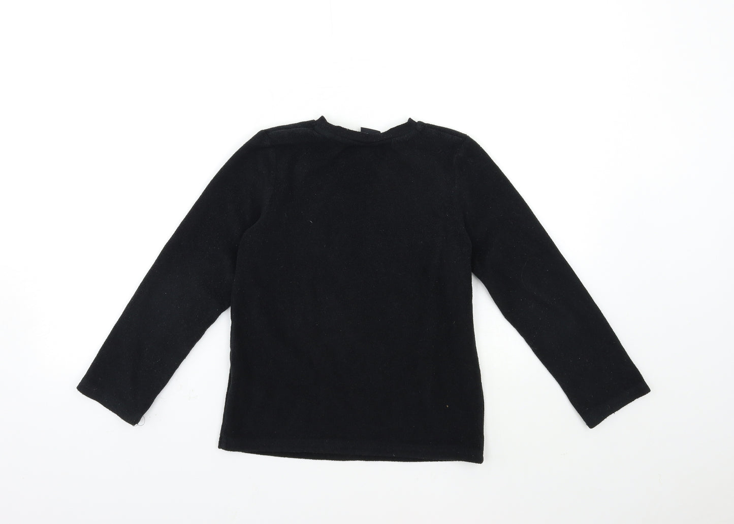 F&F Boys Black  Fleece  Pyjama Top Size 8 Years  - XBOX