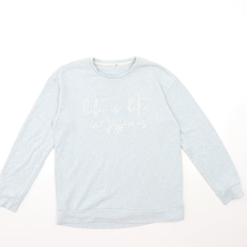 George Girls Blue  Knit Pullover Jumper Size 13 Years