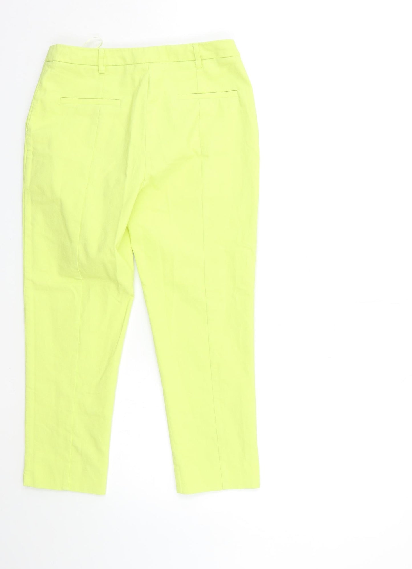 Oasis Womens Yellow   Trousers  Size 8 L24 in