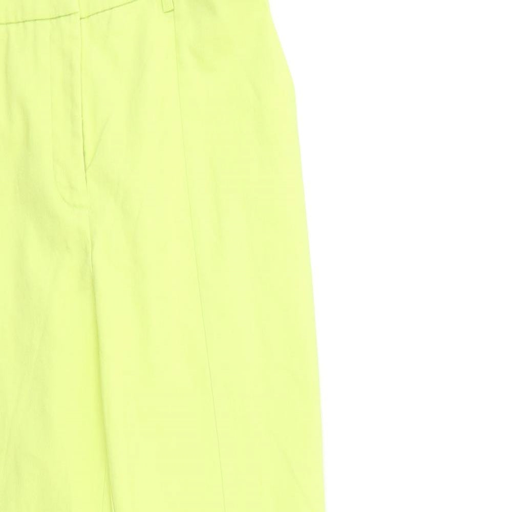 Oasis Womens Yellow   Trousers  Size 8 L24 in