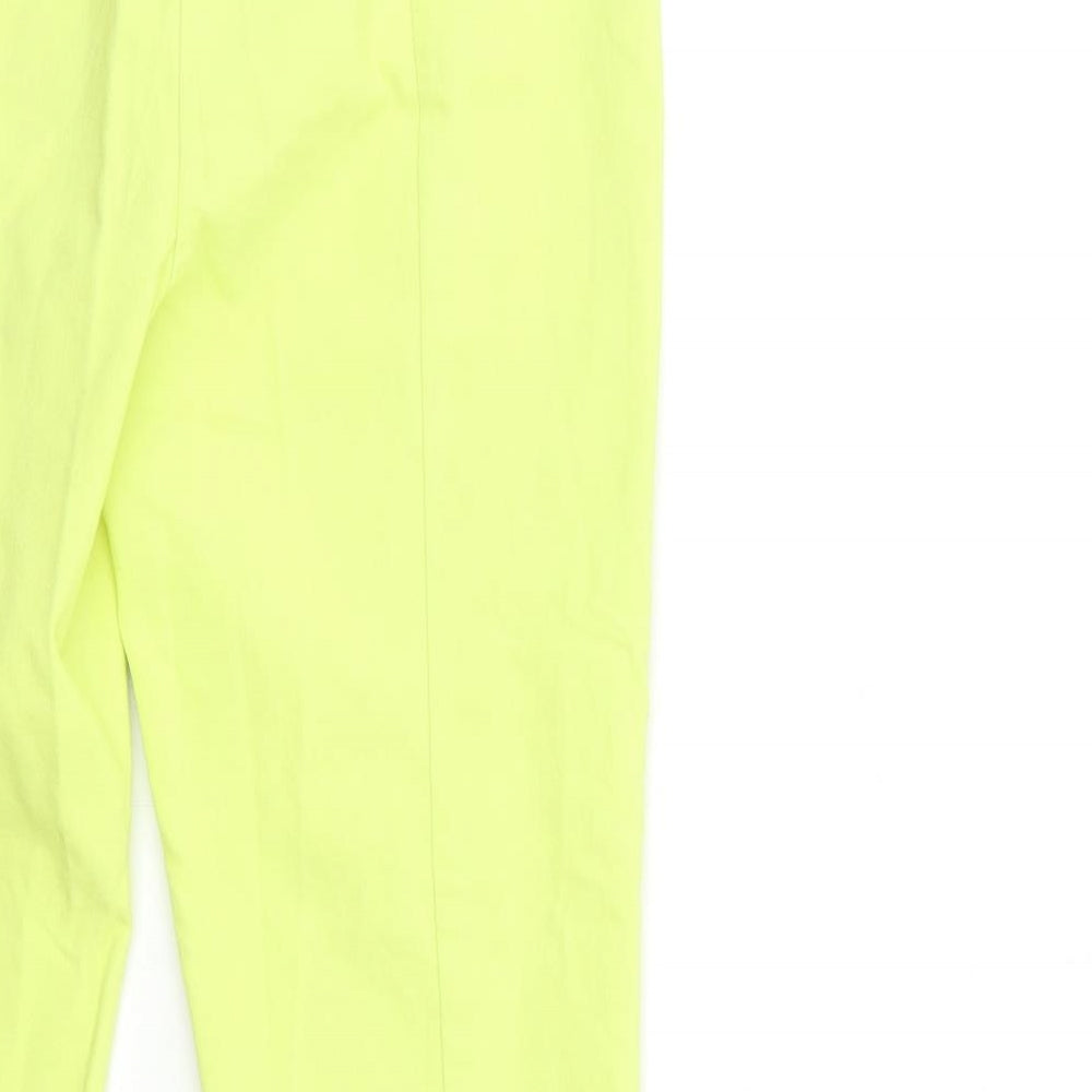 Oasis Womens Yellow   Trousers  Size 8 L24 in