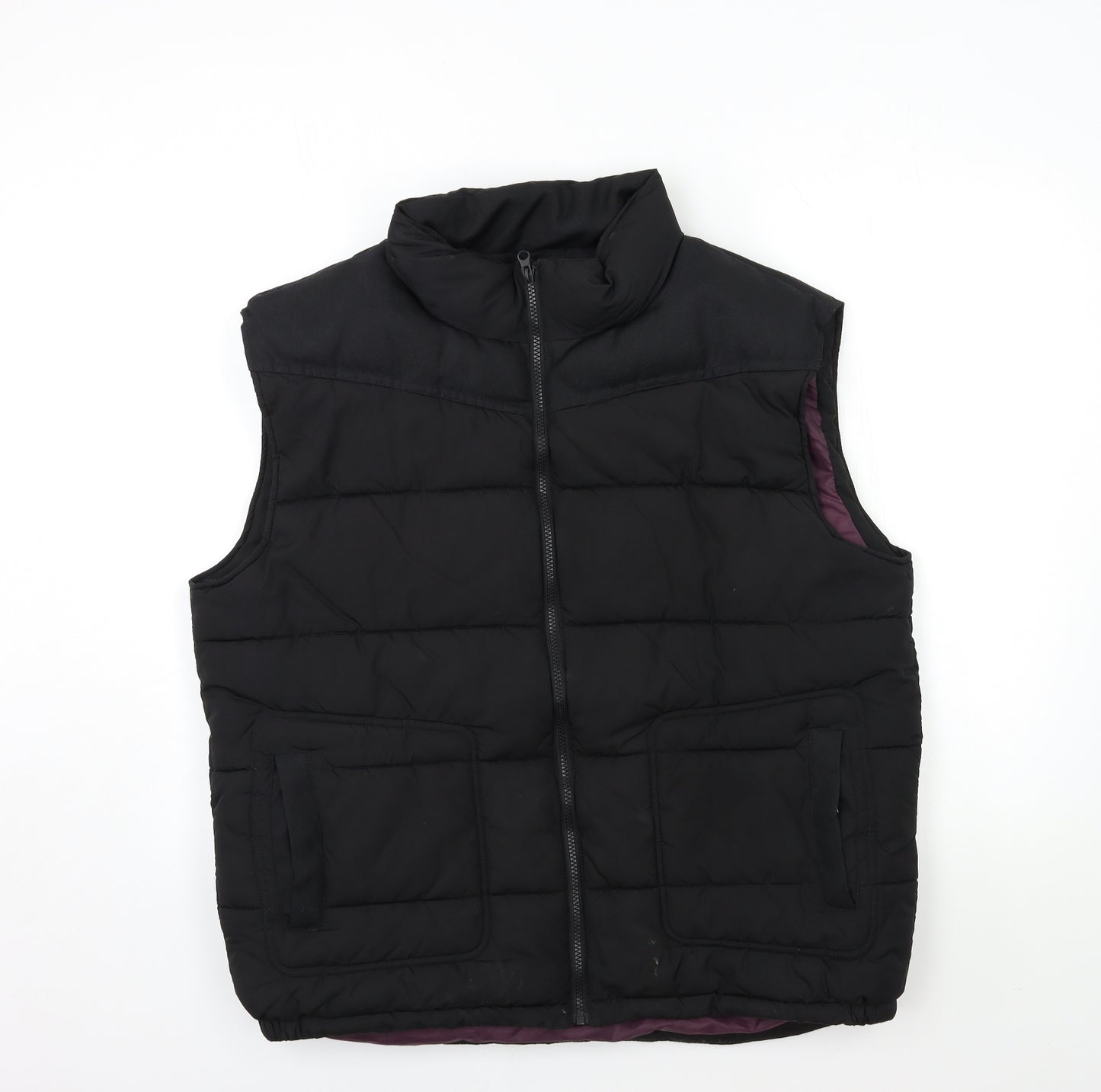 George Mens Black   Gilet Jacket Size XL
