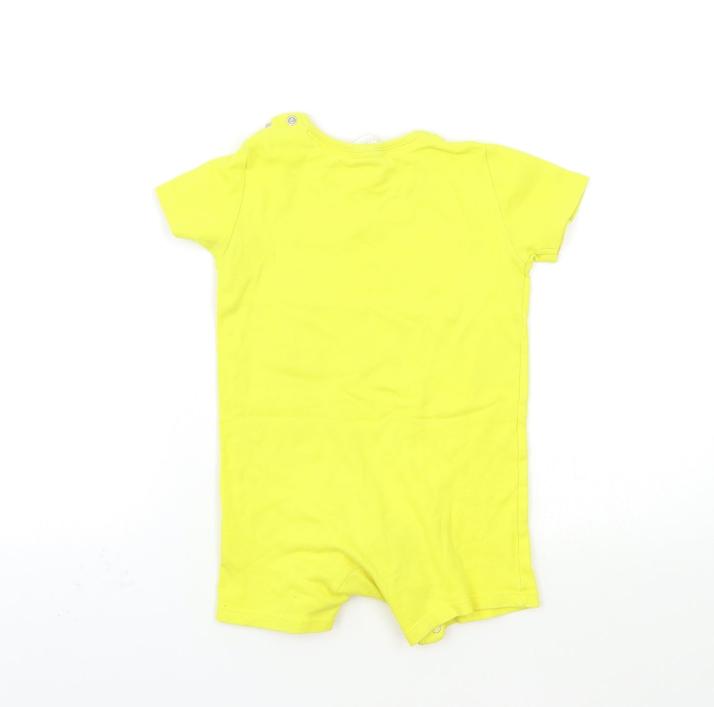 F&F Baby Yellow   Babygrow One-Piece Size 12-18 Months  - MR.HAPPY