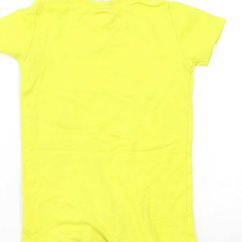 F&F Baby Yellow   Babygrow One-Piece Size 12-18 Months  - MR.HAPPY