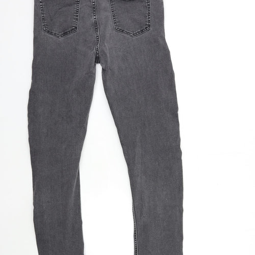 Marks and Spencer Womens Grey  Denim Skinny Jeans Size 14 L31 in