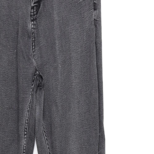 Marks and Spencer Womens Grey  Denim Skinny Jeans Size 14 L31 in