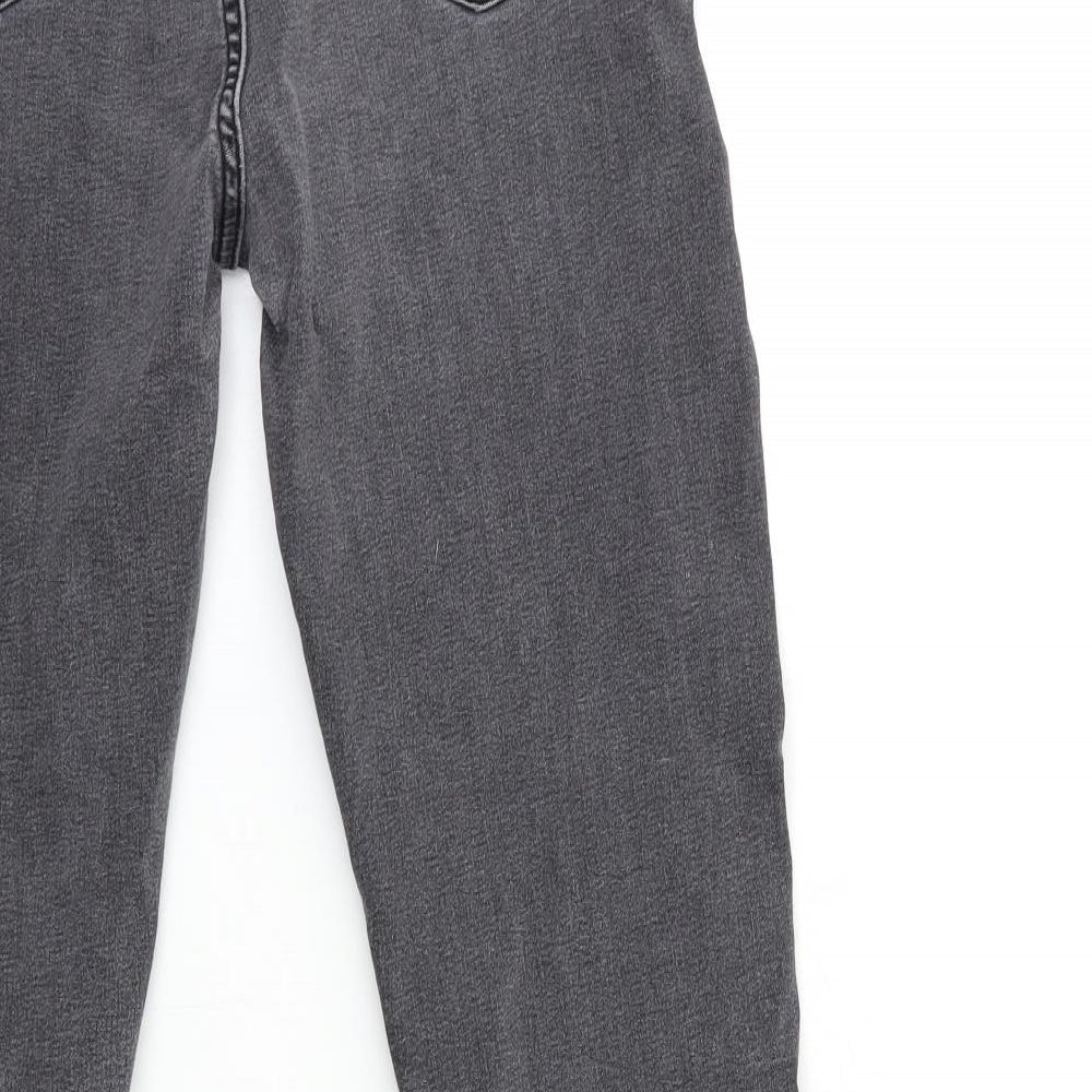 Marks and Spencer Womens Grey  Denim Skinny Jeans Size 14 L31 in
