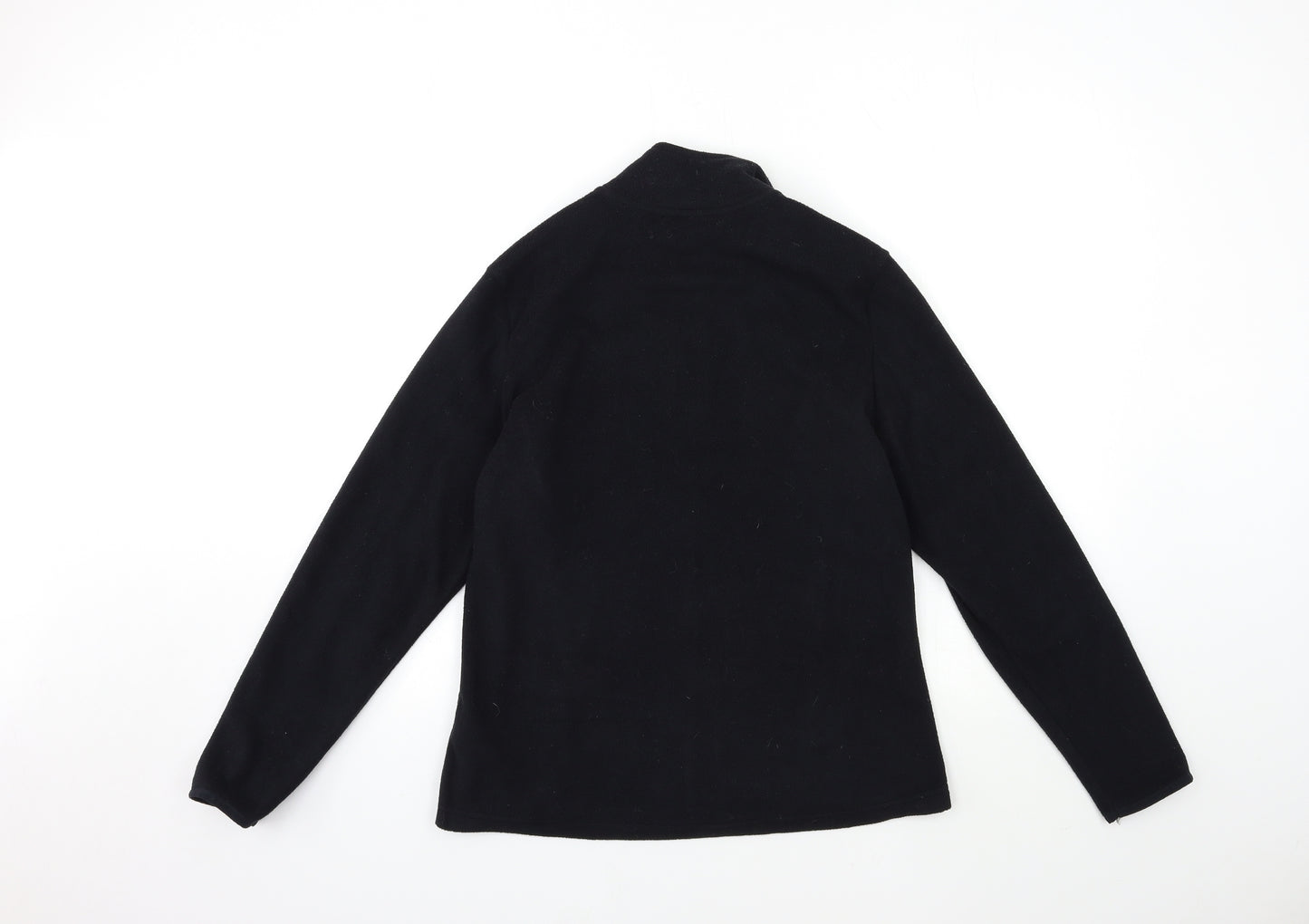 Marks and Spencer Womens Black  Fleece Jacket  Size 12