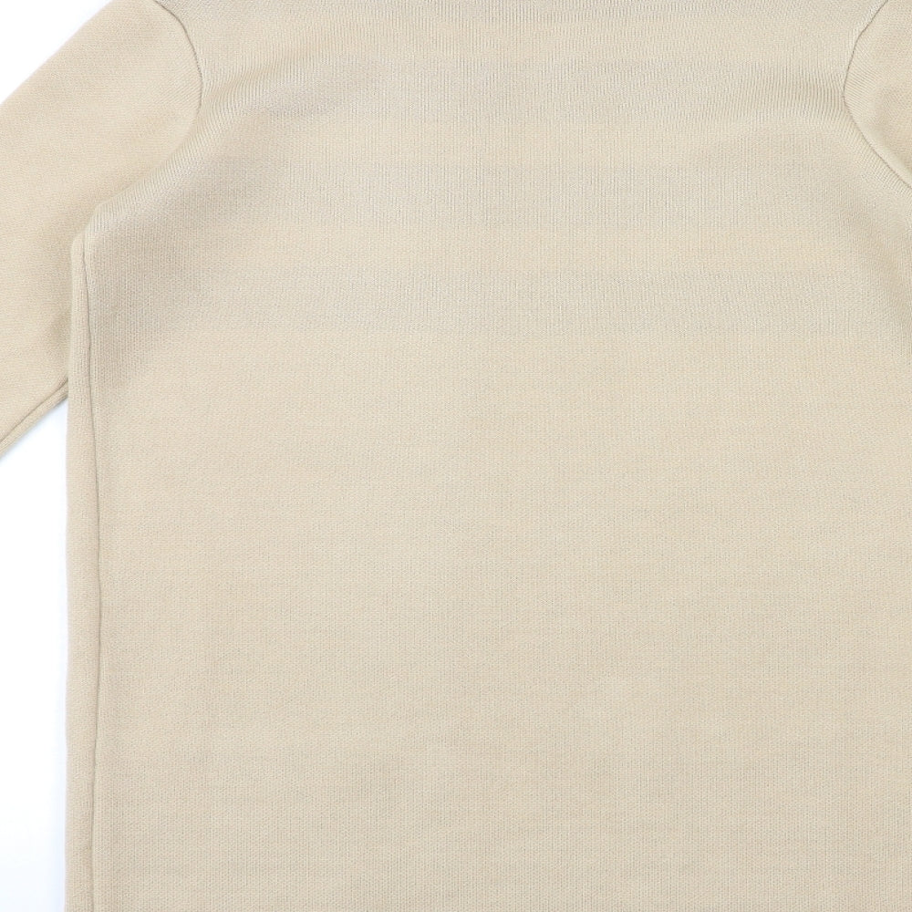 TU Womens Brown  Knit Cardigan Jumper Size 8