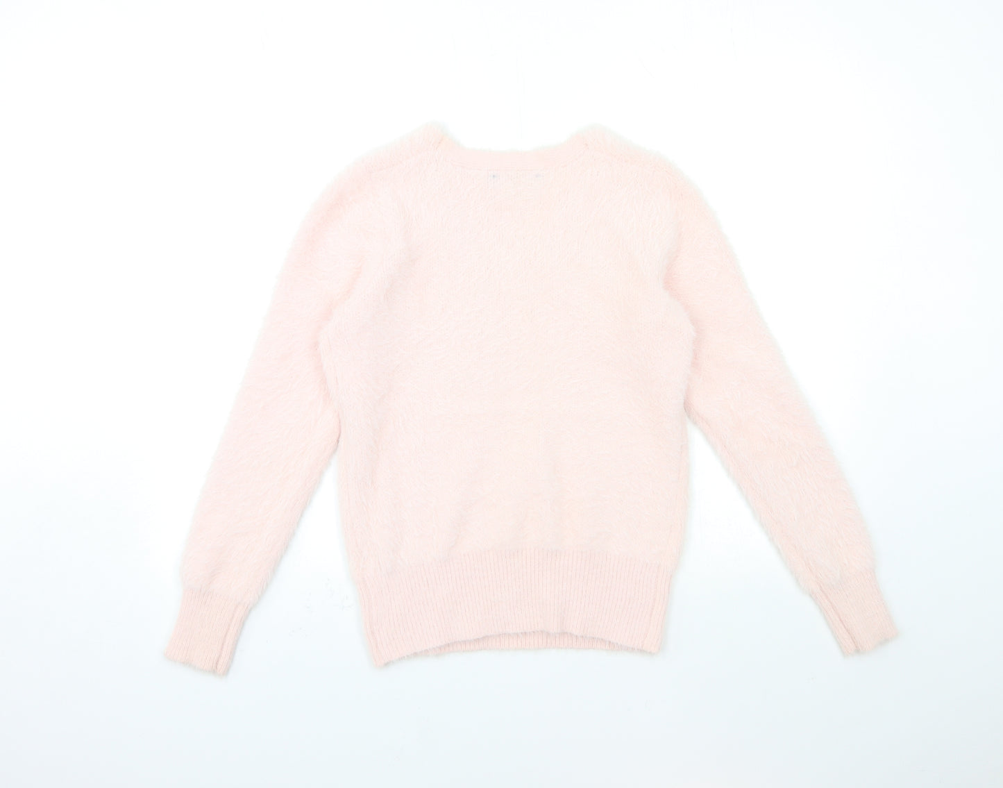 Marks and Spencer Womens Pink  Knit Pullover Jumper Size S
