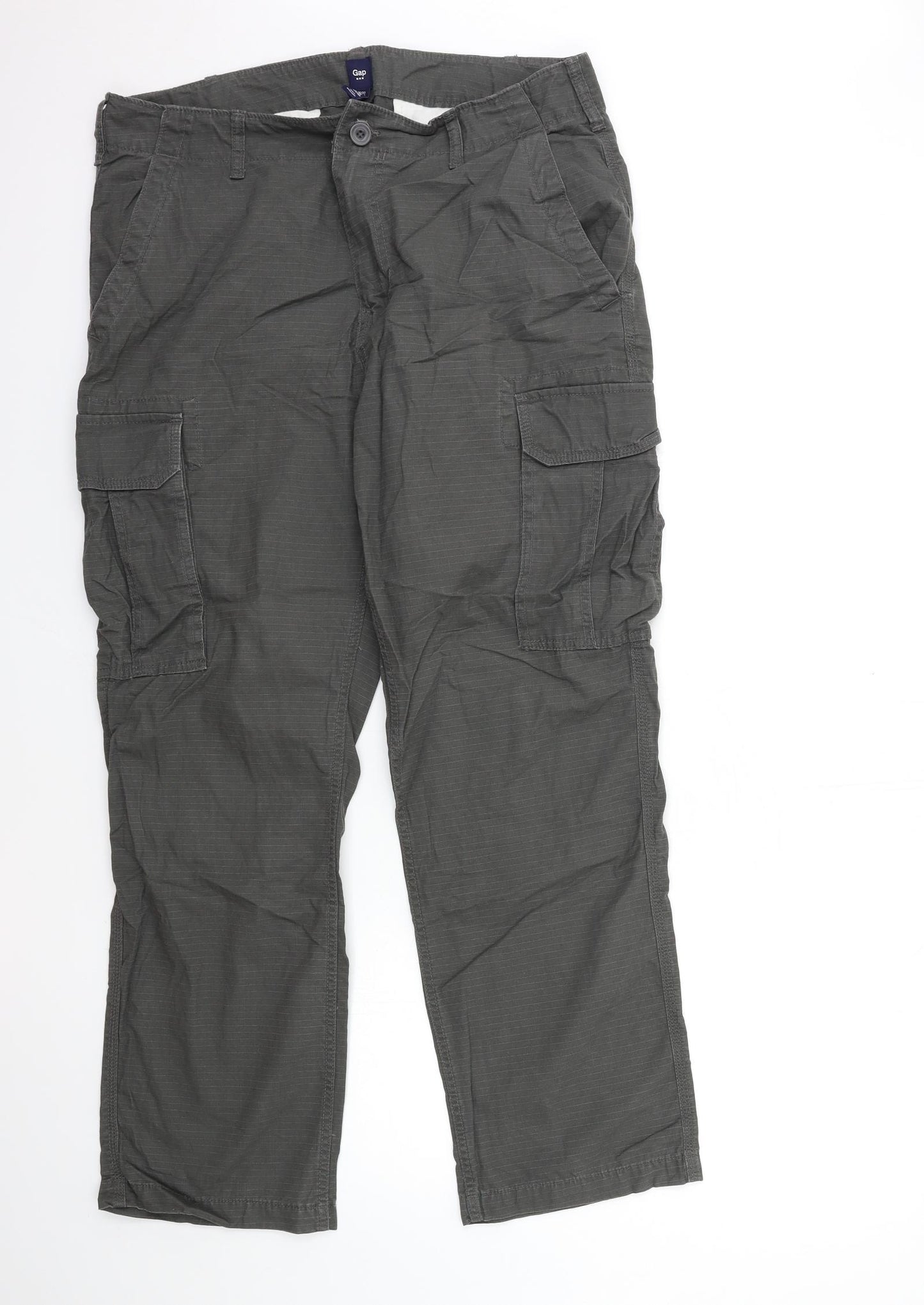 Gap Mens Grey   Cargo Trousers Size 36 in L32 in