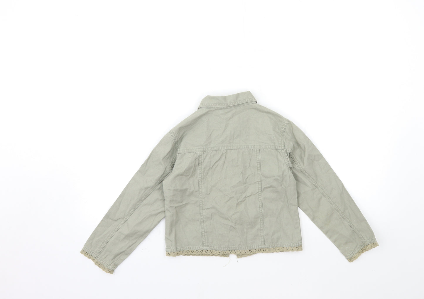 O KIDS Girls Grey  Denim Jacket  Size 6 Years