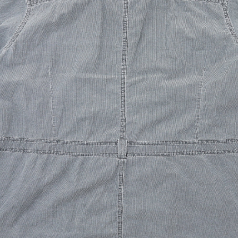 Cherokee Womens Grey  Corduroy Shirt Dress  Size 18