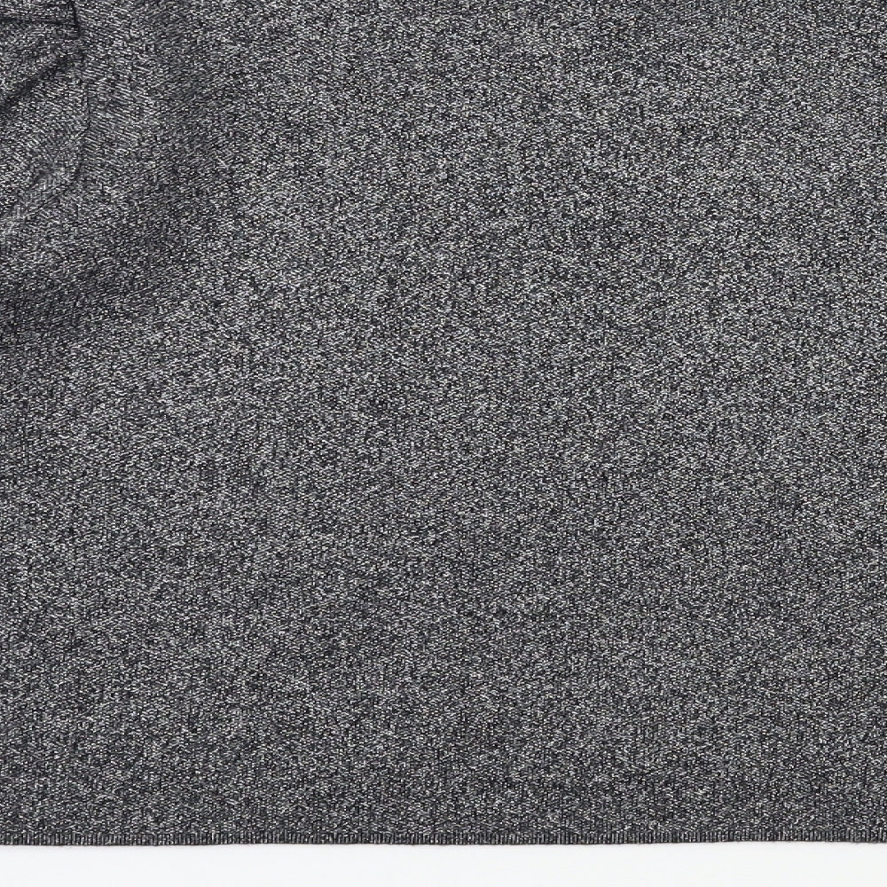 New Look Womens Silver  Knit Pullover Jumper Size 18