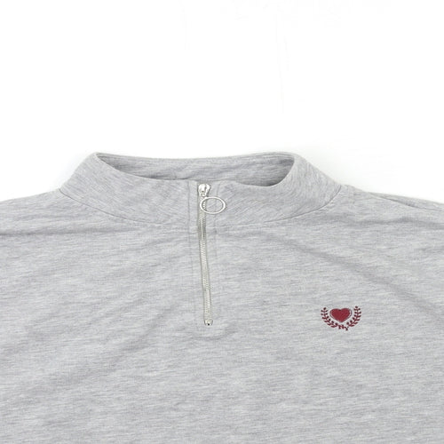 New Look Womens Grey   Pullover Sweatshirt Size 18