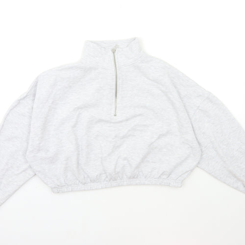 New Look Womens Grey   Pullover Sweatshirt Size S