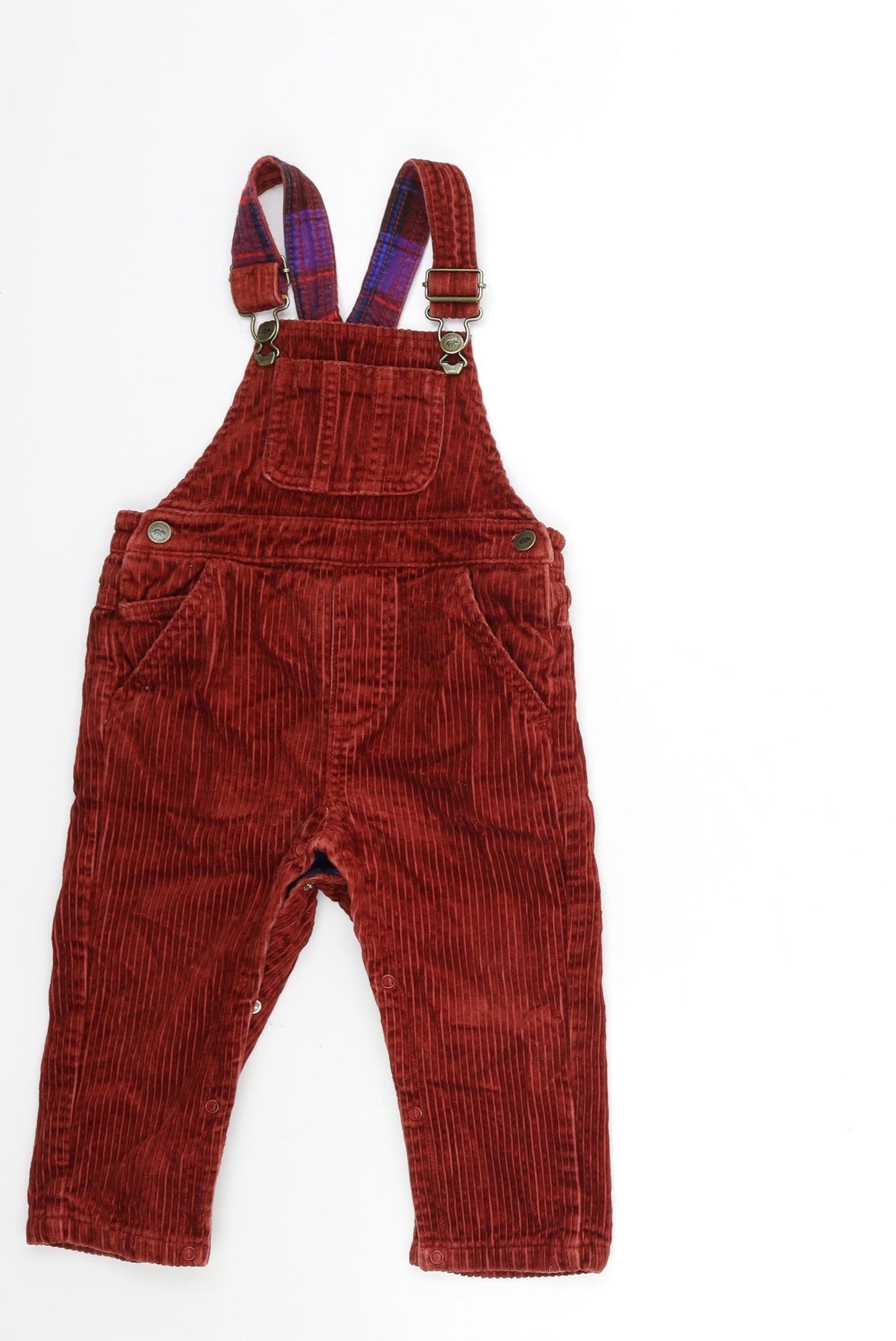 NEXT Baby Brown  Corduroy Dungaree One-Piece Size 18-24 Months