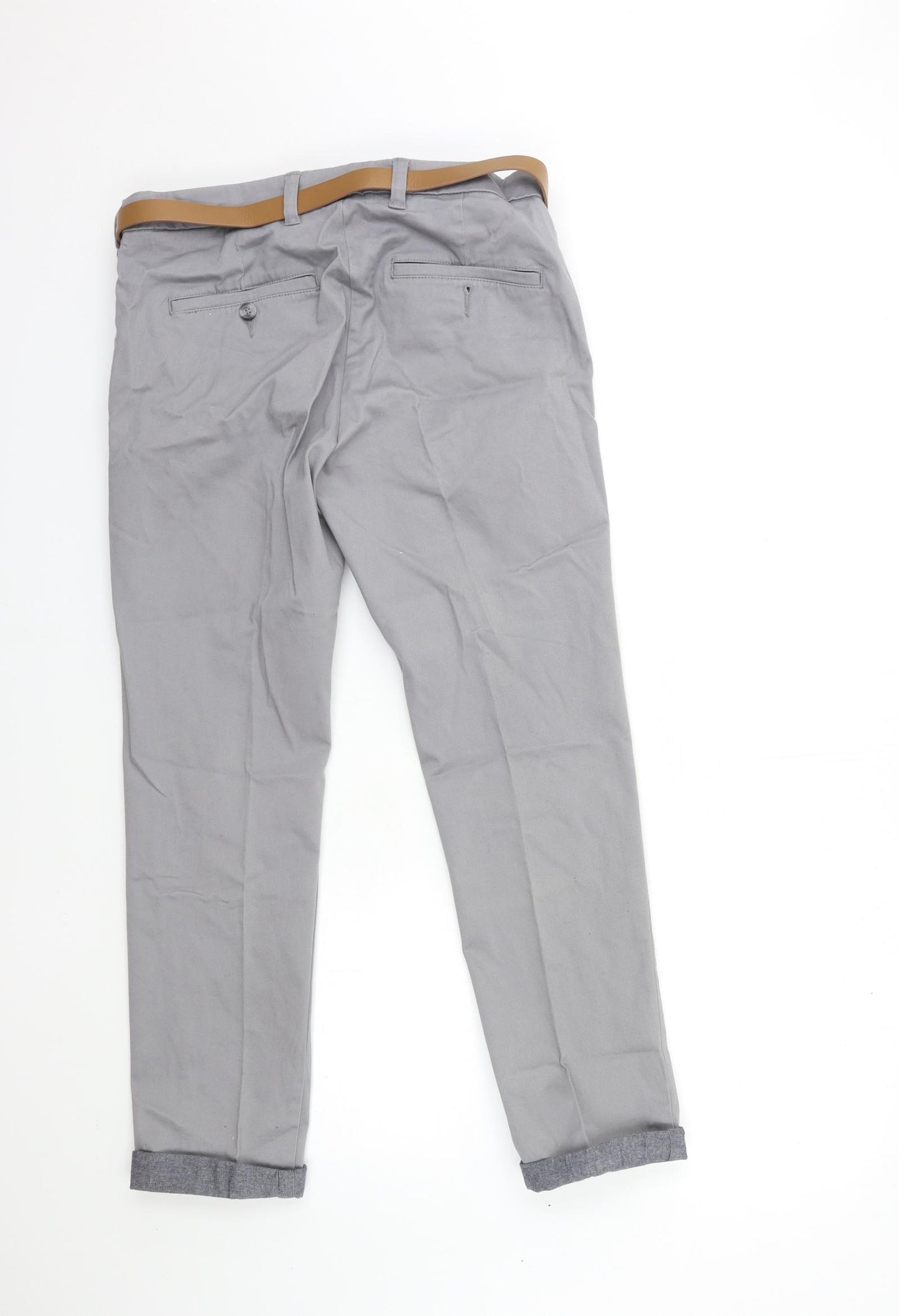 Cedar Wood State Mens Grey   Chino Trousers Size 32 in L30 in
