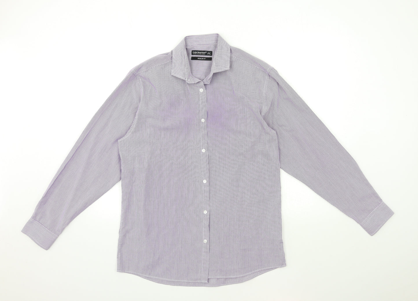 Cedar Wood State Mens Brown    Button-Up Size 15.5
