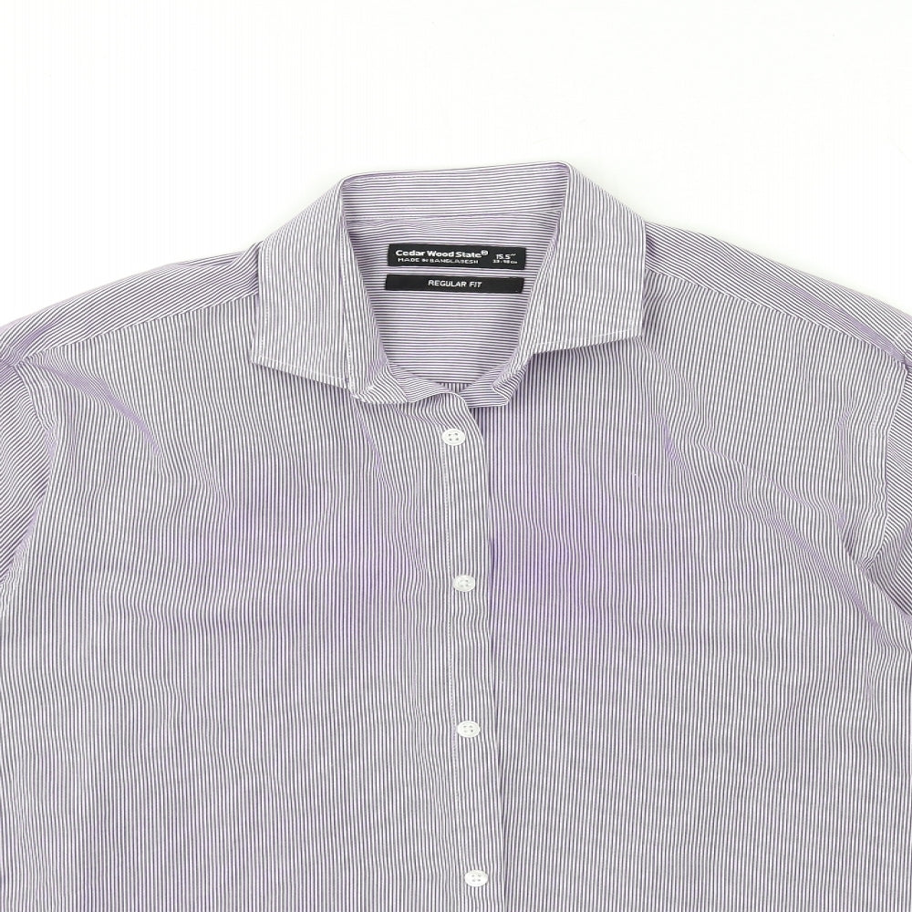 Cedar Wood State Mens Brown    Button-Up Size 15.5