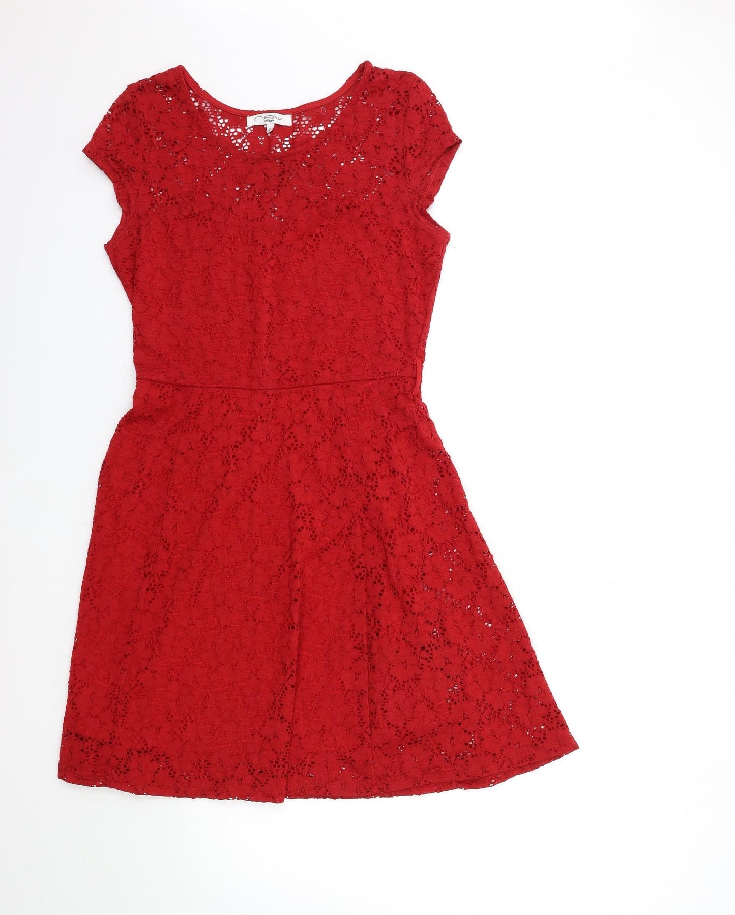 New Look Womens Red   Fit & Flare  Size 12